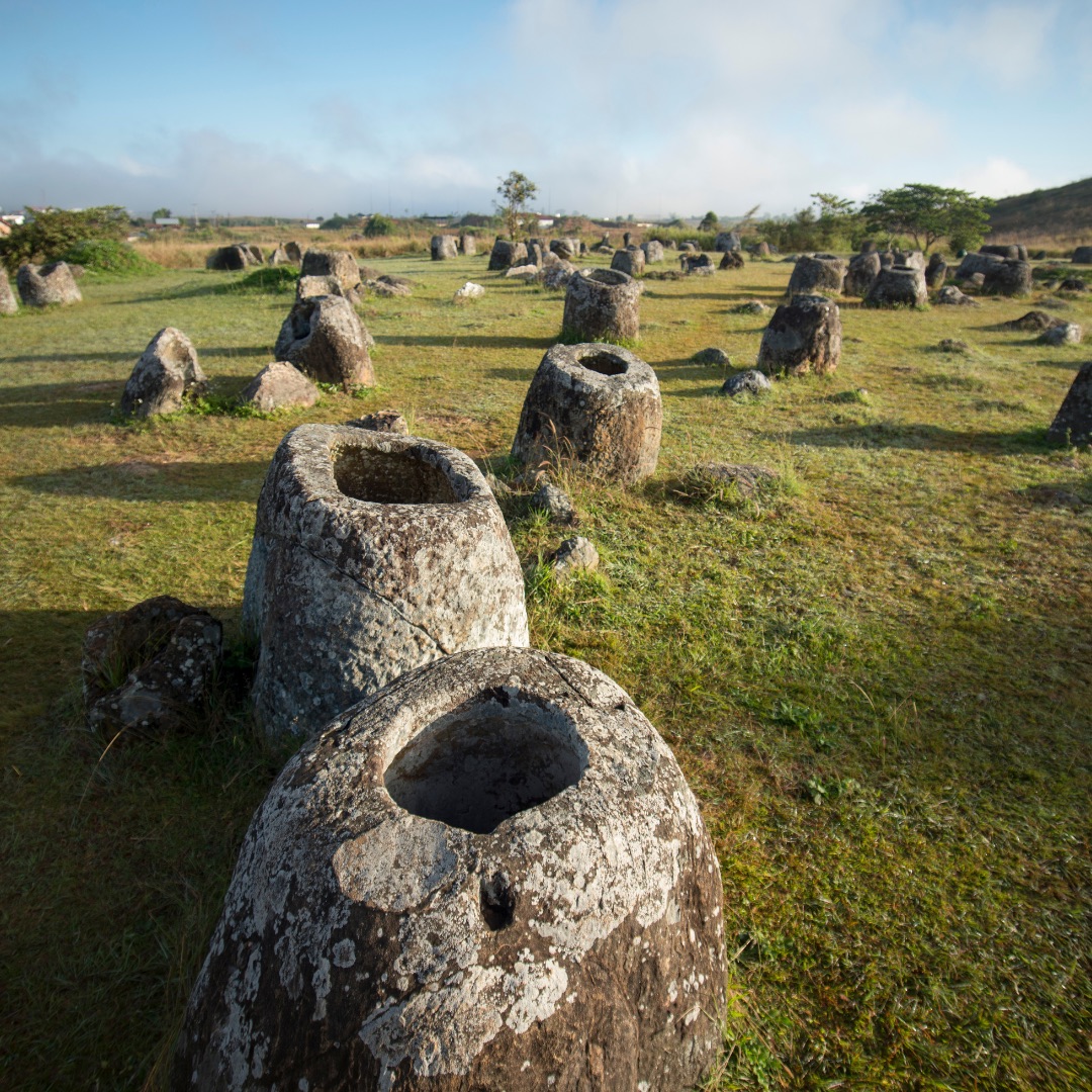 Jarres mégalithiques de la Plaine des Jarres, Xieng Khouang
