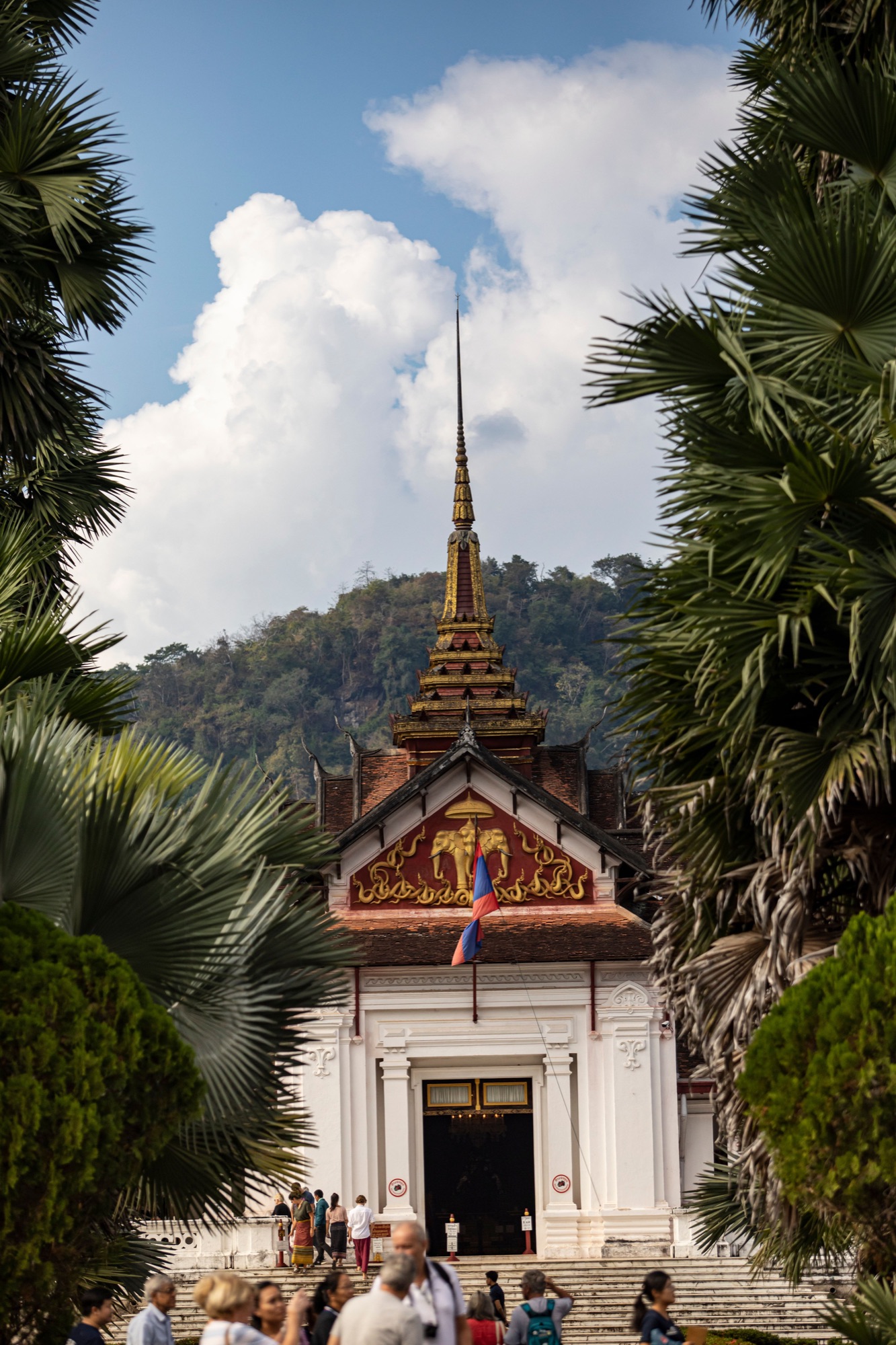 Temple aux toits dorés à Luang Prabang